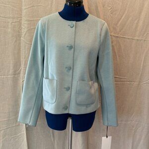Bagatelle Powder Blue Collarless Blazer - Size Small